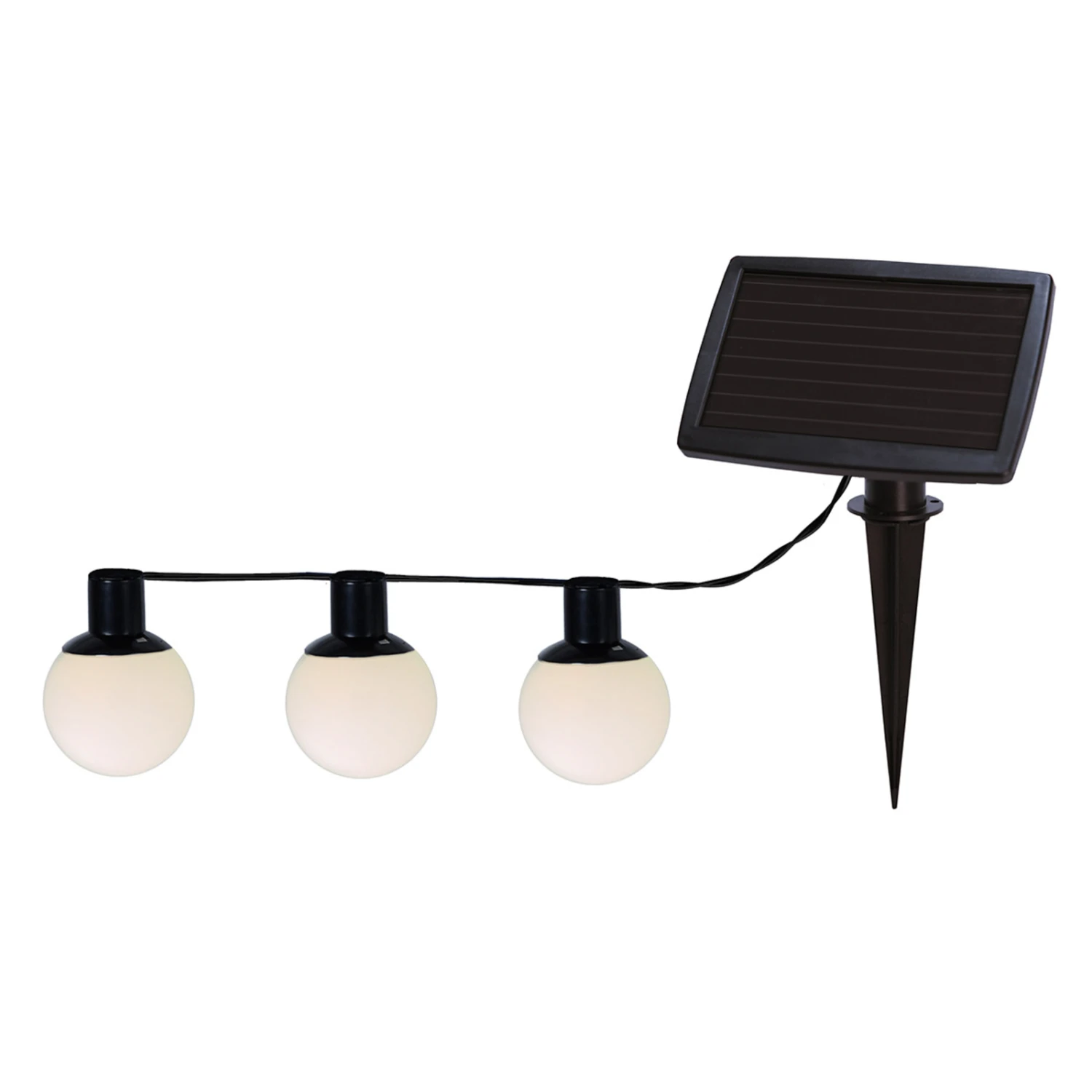 Combo LED Solarlichterkette Mit 6 Solarballs 4 Combo LED Solarlichterkette Mit 6 Solarballs – Bild 4