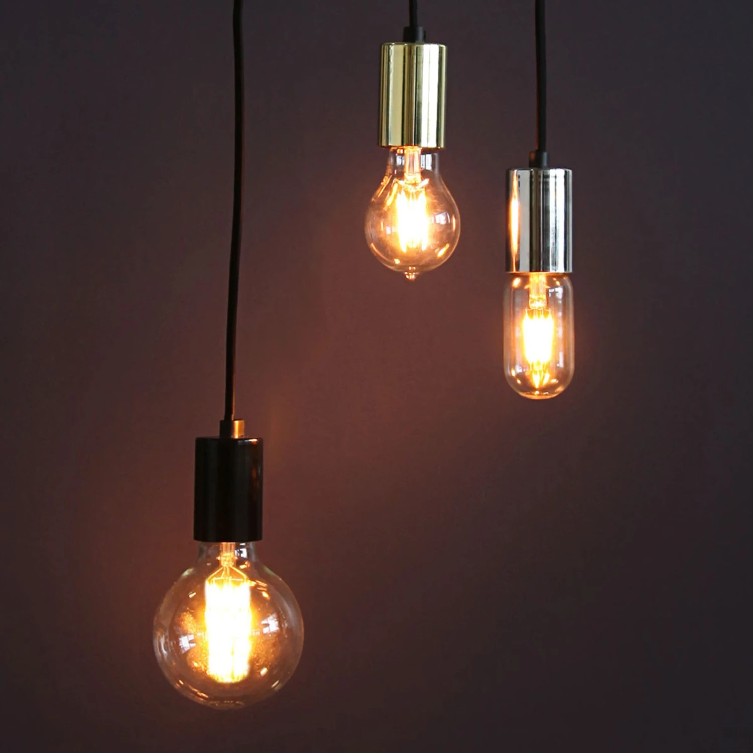 E27-Fassung Stil Mit Kabel, Silberfarben 8 E27-Fassung Stil Mit Kabel, Silberfarben – Bild 8