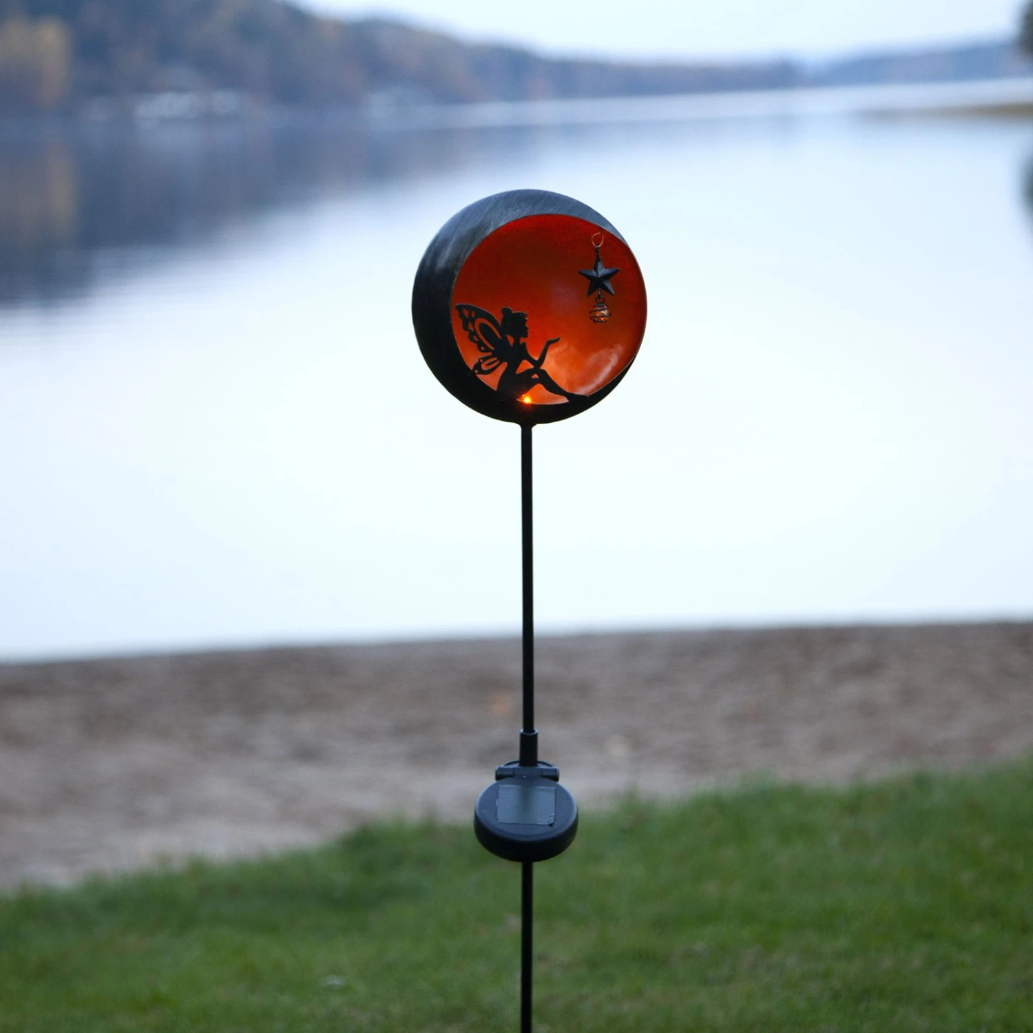 LED-Solarleuchte Fairytale, Orange 2 LED-Solarleuchte Fairytale, Orange – Bild 2