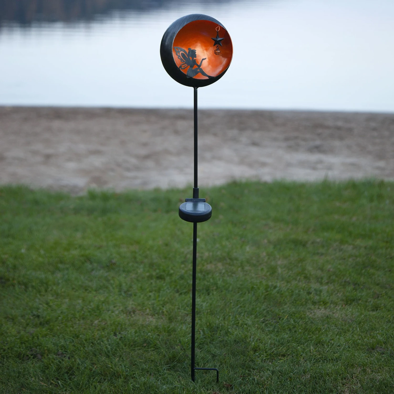 LED-Solarleuchte Fairytale, Orange 1 LED-Solarleuchte Fairytale, Orange