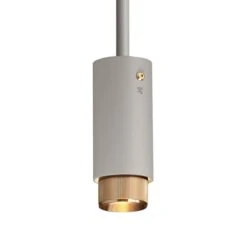 Buster + Punch Exhaust Hängelampe Grau/messing