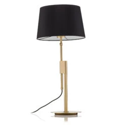 Rothfels Lemalian Stoff-Hockerleuchte, Messing -Paulmann Verkaufsgeschäft 1575052 3