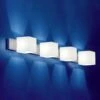 Casablanca Cube Wandlampe, Vierflammig