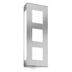 Außenwandlampe Trilo Aus Edelstahl Mit Sensor