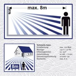 Außenwandlampe Trilo Aus Edelstahl Mit Sensor 9 Außenwandlampe Trilo Aus Edelstahl Mit Sensor -Paulmann Verkaufsgeschäft 2011050 4