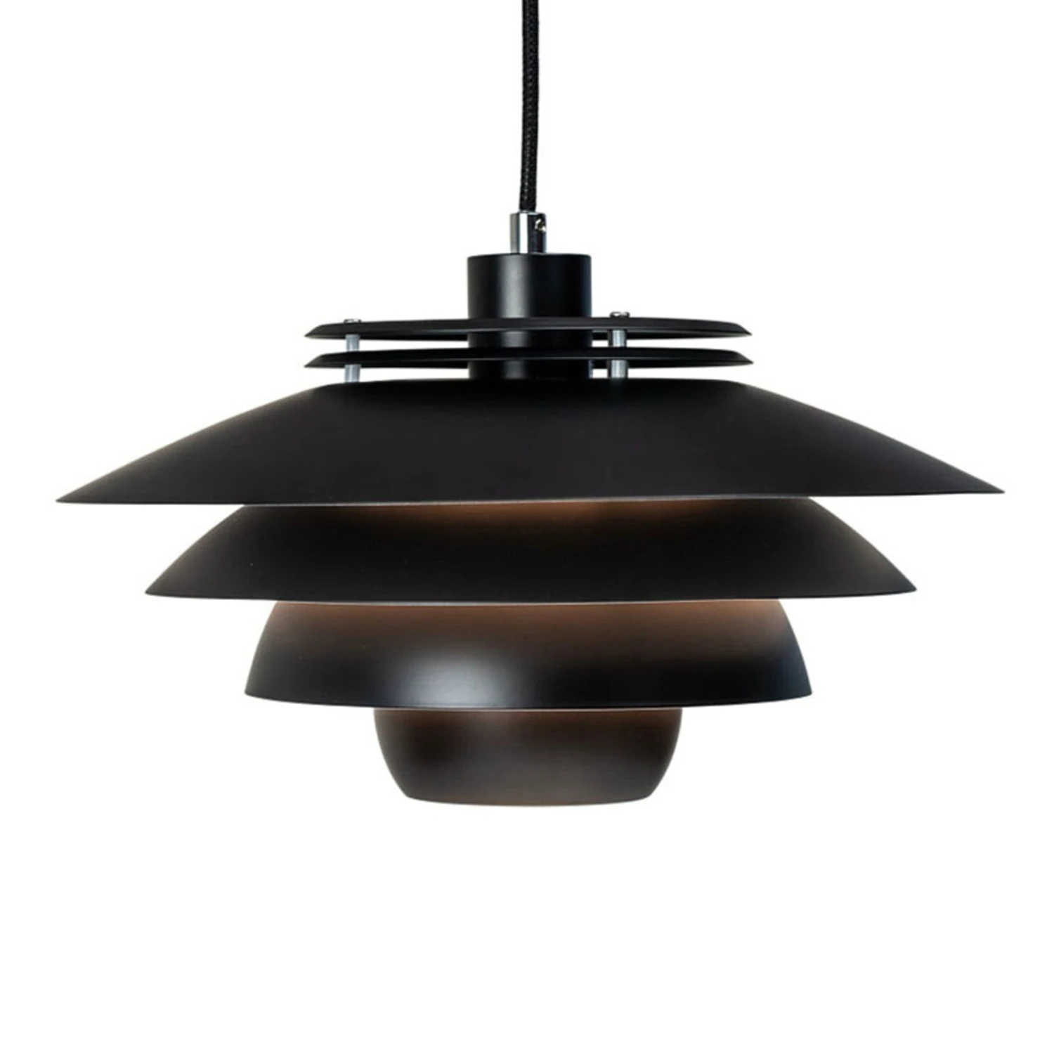 Dyberg Larsen Ejka Hängelampe Aus Metall, Schwarz 1 Dyberg Larsen Ejka Hängelampe Aus Metall, Schwarz