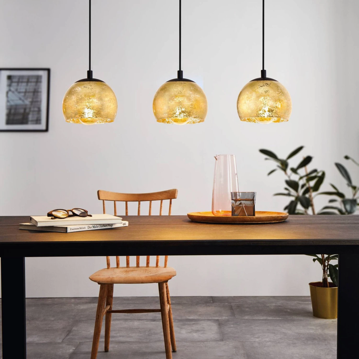 EGLO Hängeleuchte Albaraccin, Dreiflammig 3 EGLO Hängeleuchte Albaraccin, Dreiflammig – Bild 3