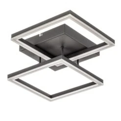 LED-Deckenleuchte Bard 45x45 Cm 2fl., Anthrazit -Paulmann Verkaufsgeschäft 3502693 2