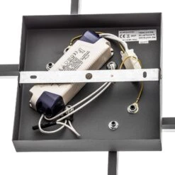 LED-Deckenleuchte Bard 45x45 Cm 2fl., Anthrazit -Paulmann Verkaufsgeschäft 3502693 7