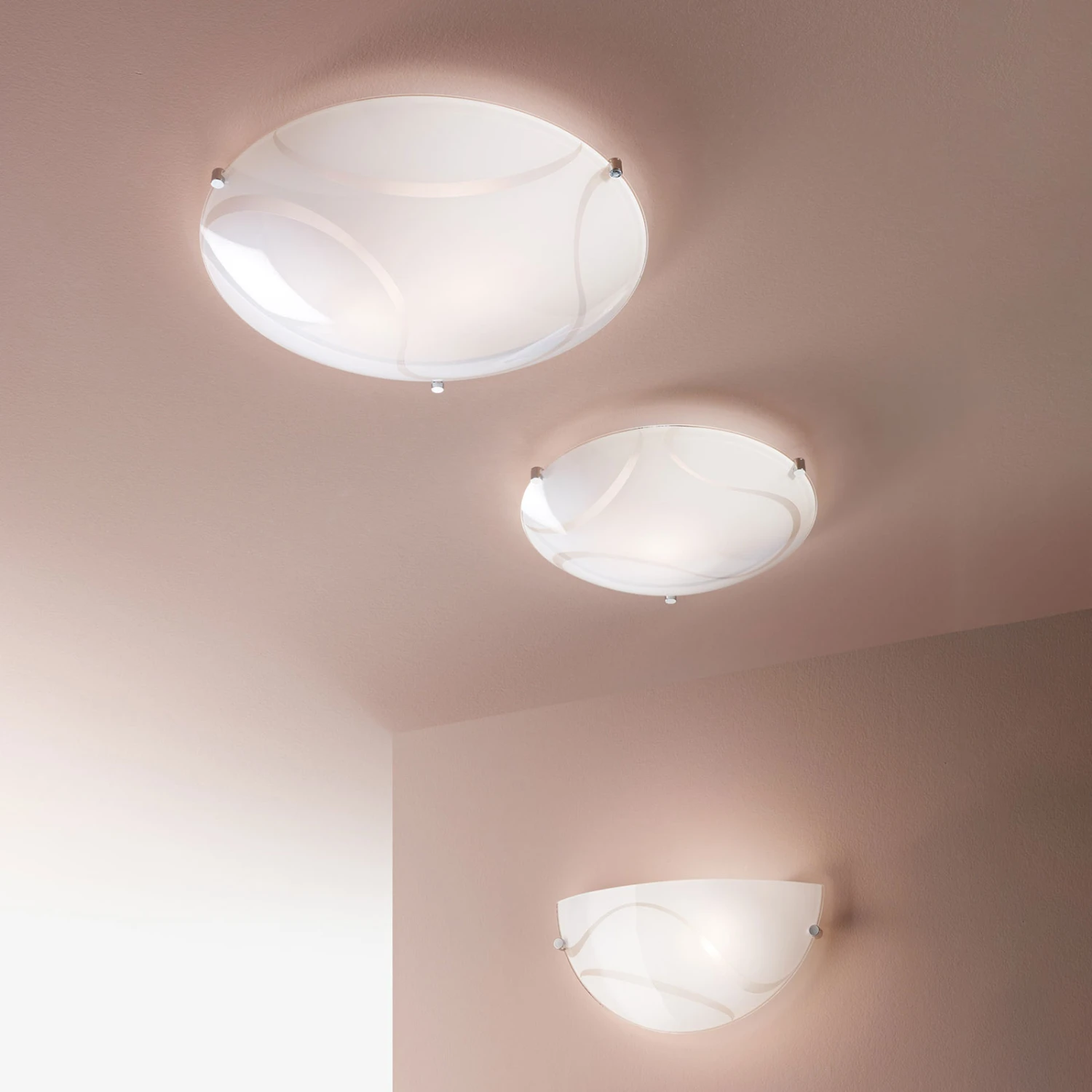 Deckenleuchte Magma Aus Glas, 30 Cm 2 Deckenleuchte Magma Aus Glas, 30 Cm – Bild 2