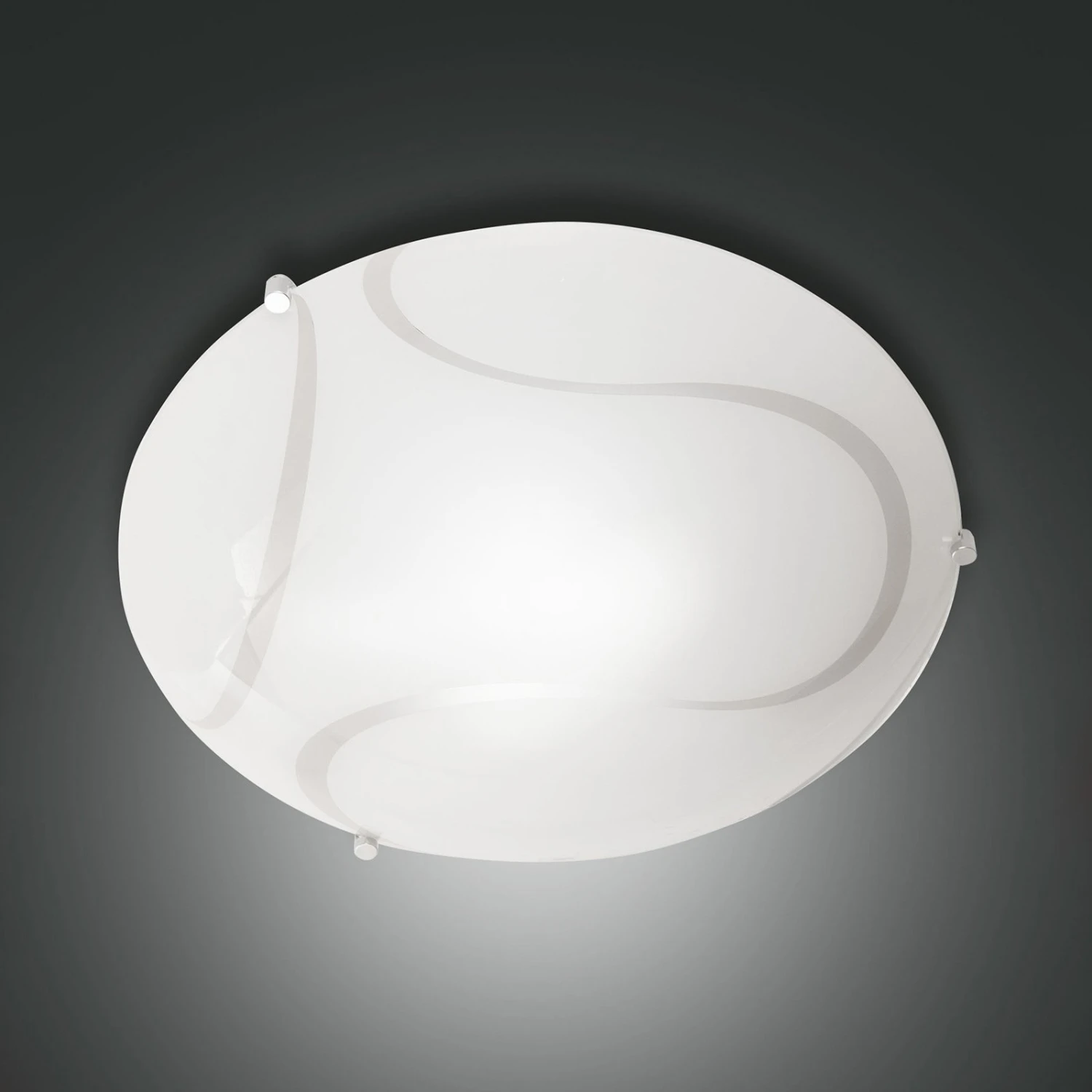 Deckenleuchte Magma Aus Glas, 30 Cm 1 Deckenleuchte Magma Aus Glas, 30 Cm