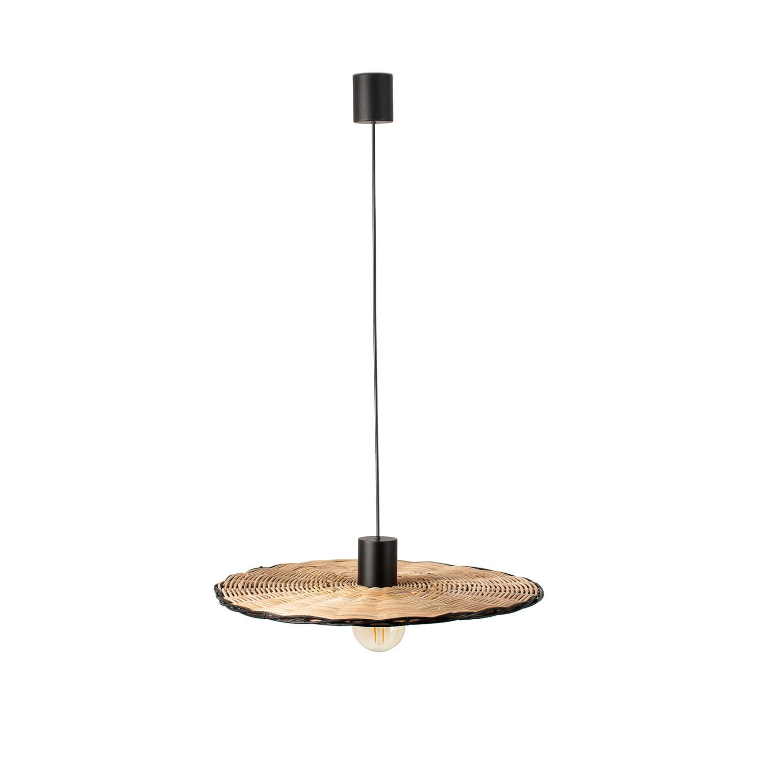 Hängeleuchte Costas, Rattanschirm Neigbar, Ø 60cm 4 Hängeleuchte Costas, Rattanschirm Neigbar, Ø 60cm – Bild 4