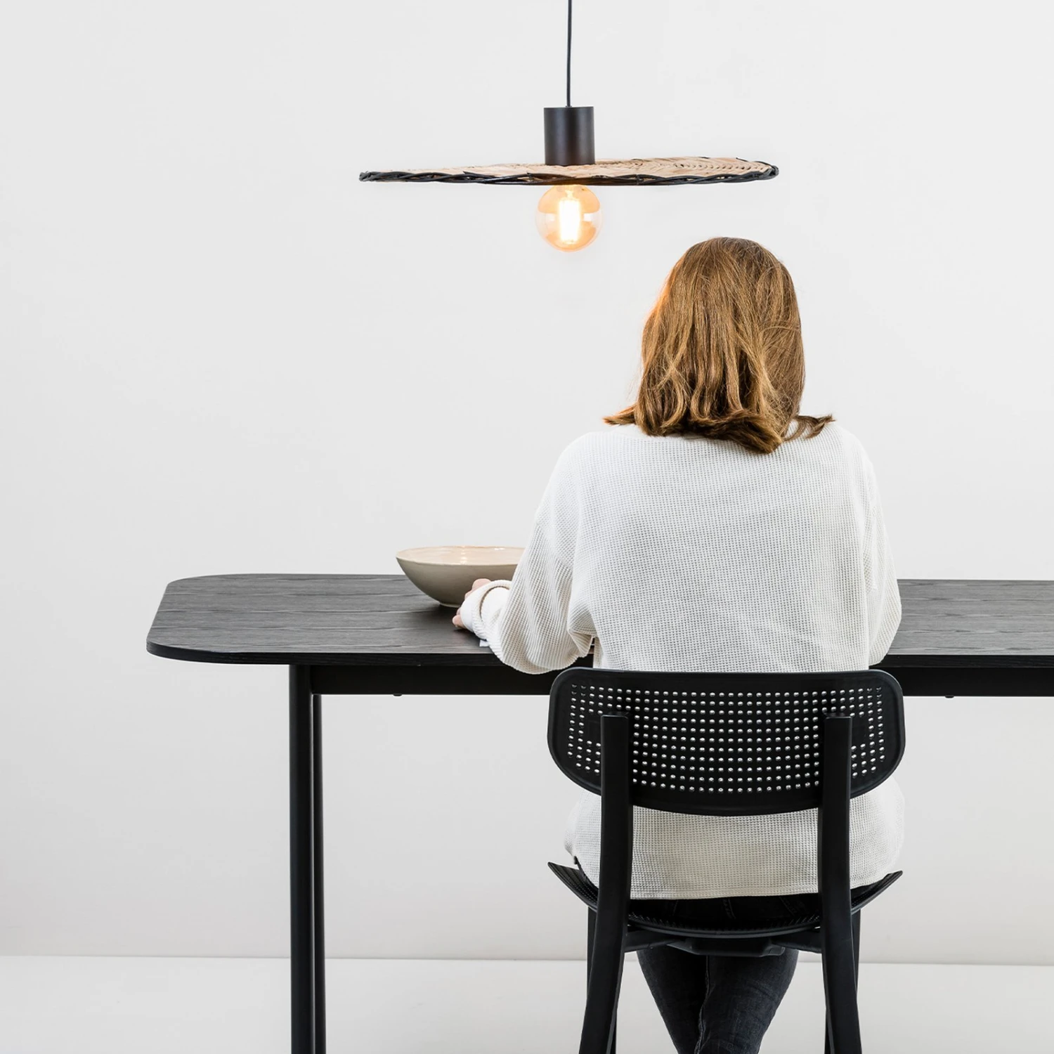 Hängeleuchte Costas, Rattanschirm Neigbar, Ø 60cm 5 Hängeleuchte Costas, Rattanschirm Neigbar, Ø 60cm – Bild 5