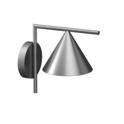 FLOS Captain Flint Außenwandlampe 2.700K Edelstahl