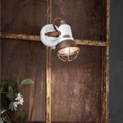 Wandlampe C1675/1 Mit Korb, 1flg., Weiß -Paulmann Verkaufsgeschäft 3517171 2