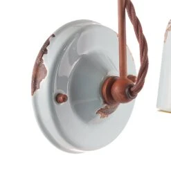 Wandleuchte C665 Im Vintage-Stil Türkis -Paulmann Verkaufsgeschäft 3517200 5