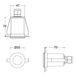 Einbauleuchte Teresa Rund Schwarz/frosted 3.000K 13 Einbauleuchte Teresa Rund Schwarz/frosted 3.000K -Paulmann Verkaufsgeschäft 3538139 6