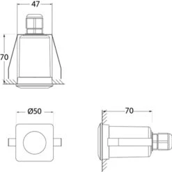 Einbauleuchte Teresa Eckig Schwarz/frosted 3.000K -Paulmann Verkaufsgeschäft 3538143 6