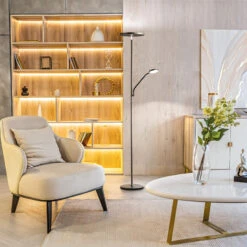 LED-Stehleuchte Fabi Mit Leselampe, Schwarz Matt 12 LED-Stehleuchte Fabi Mit Leselampe, Schwarz Matt -Paulmann Verkaufsgeschäft 3570058 5