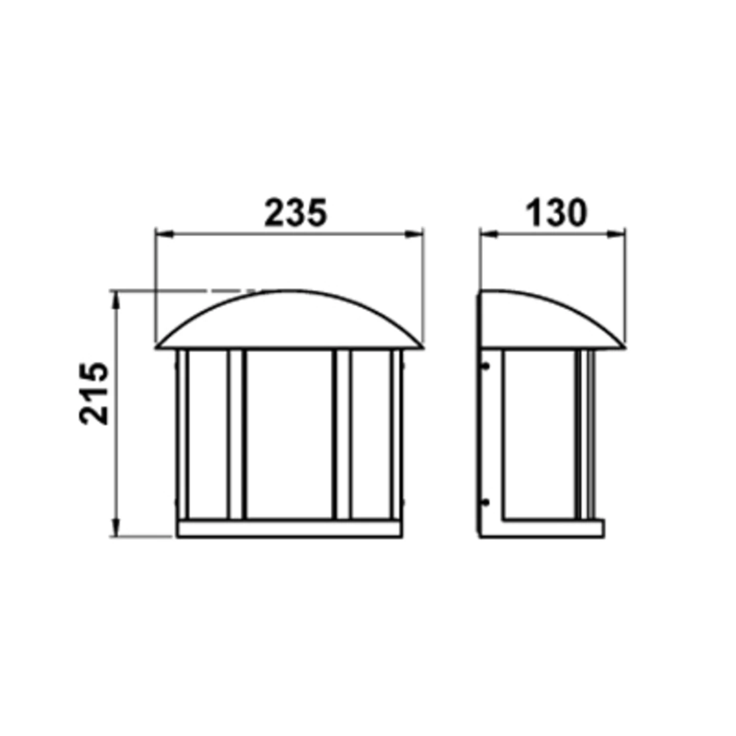 Charmante Gerlin Außen-Wandleuchte In Weiß-Gold 2 Charmante Gerlin Außen-Wandleuchte In Weiß-Gold – Bild 2