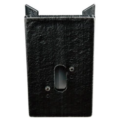 Eckwandhalter Für Außenwandleuchten Schwarz-silber