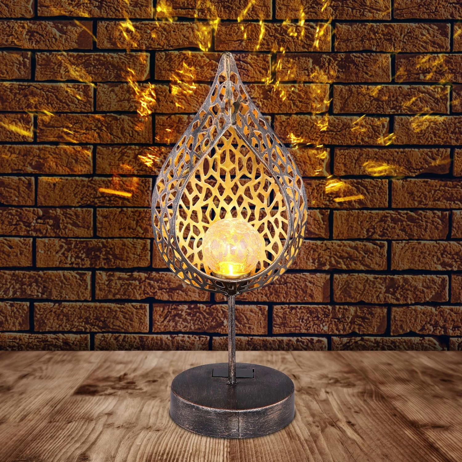 Globo LED-Solarleuchte 33528 In Blattform 3 Globo LED-Solarleuchte 33528 In Blattform – Bild 3