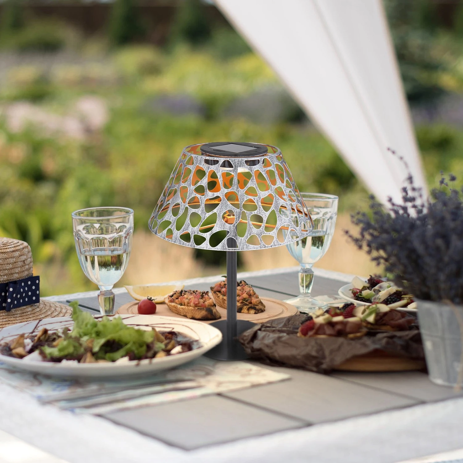 Globo LED-Solarleuchte 33648 Mit Dekorstanzungen 2 Globo LED-Solarleuchte 33648 Mit Dekorstanzungen – Bild 2