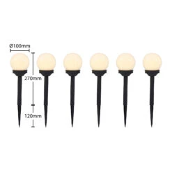 Lindby Haukur LED-Solar-Erdspießleuchten, 6er-Set 14 Lindby Haukur LED-Solar-Erdspießleuchten, 6er-Set -Paulmann Verkaufsgeschäft 4018392 5