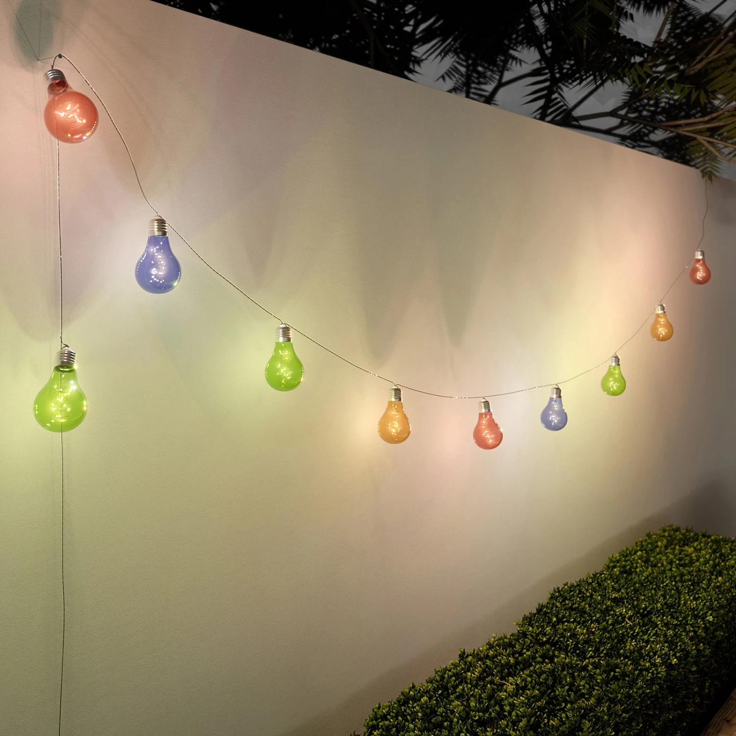 Lindby Raean LED-Solar-Lichterkette, Bunt 2 Lindby Raean LED-Solar-Lichterkette, Bunt – Bild 2