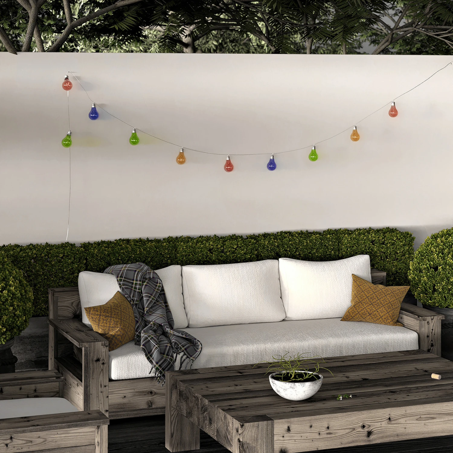 Lindby Raean LED-Solar-Lichterkette, Bunt 4 Lindby Raean LED-Solar-Lichterkette, Bunt – Bild 4