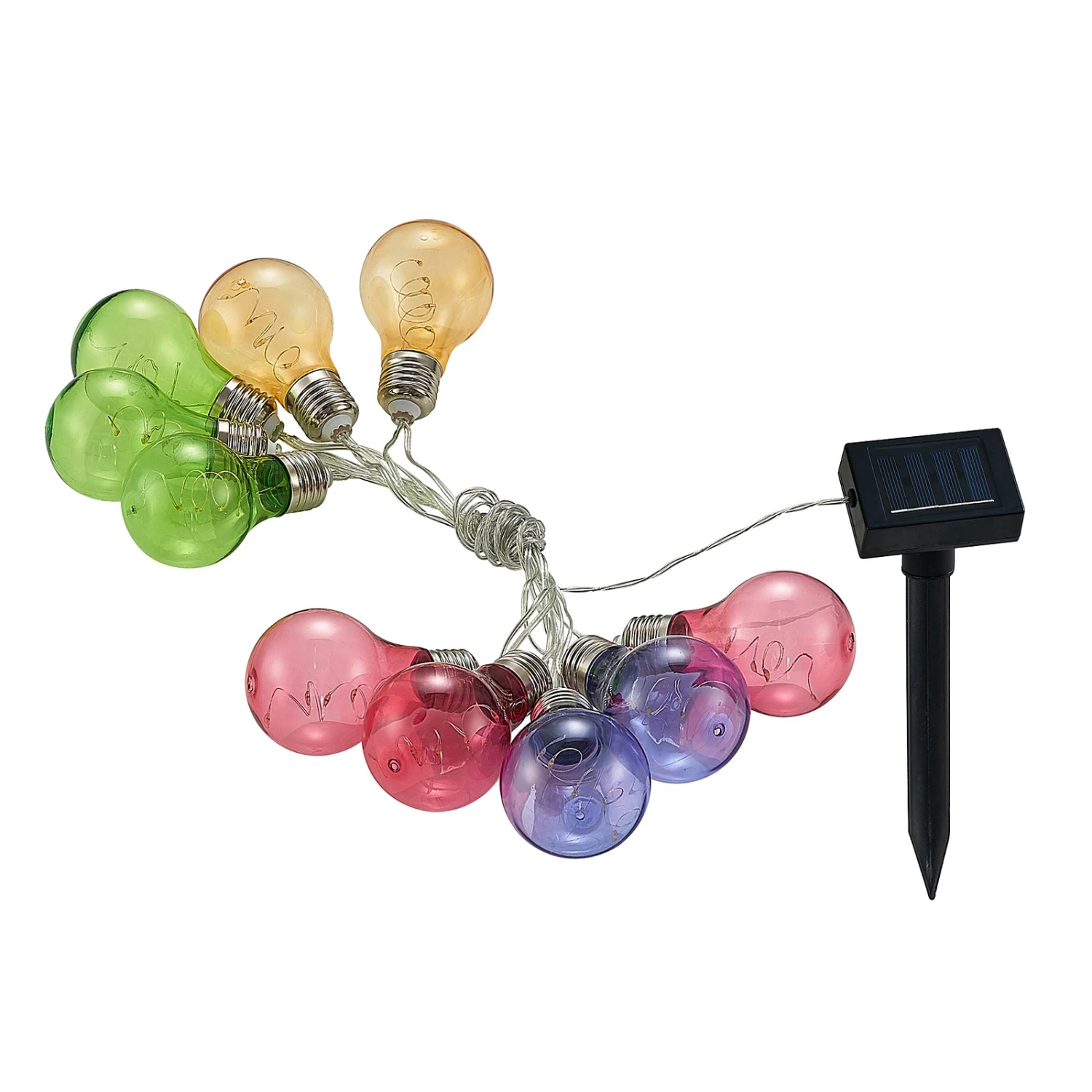 Lindby Raean LED-Solar-Lichterkette, Bunt 5 Lindby Raean LED-Solar-Lichterkette, Bunt – Bild 5