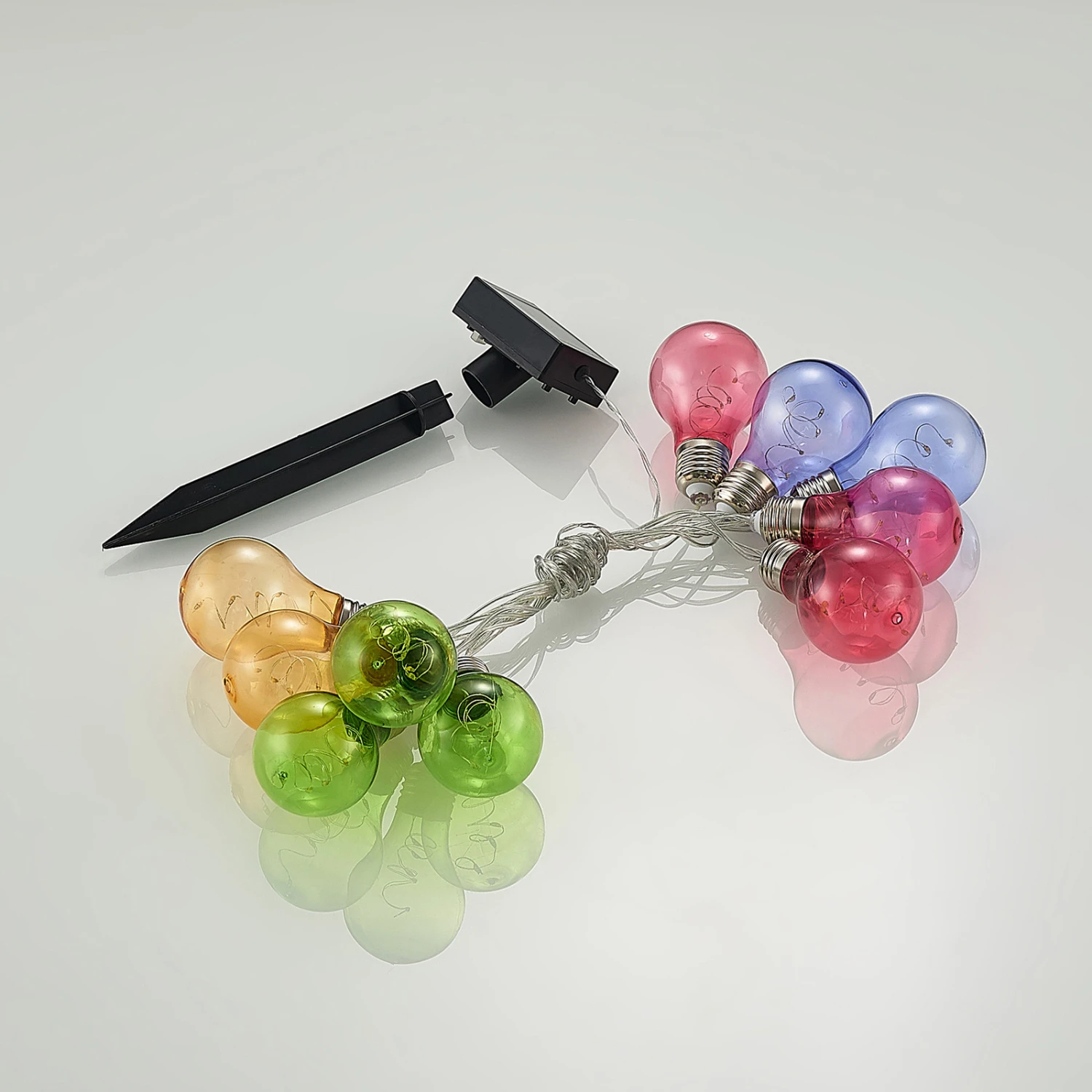 Lindby Raean LED-Solar-Lichterkette, Bunt 9 Lindby Raean LED-Solar-Lichterkette, Bunt – Bild 9