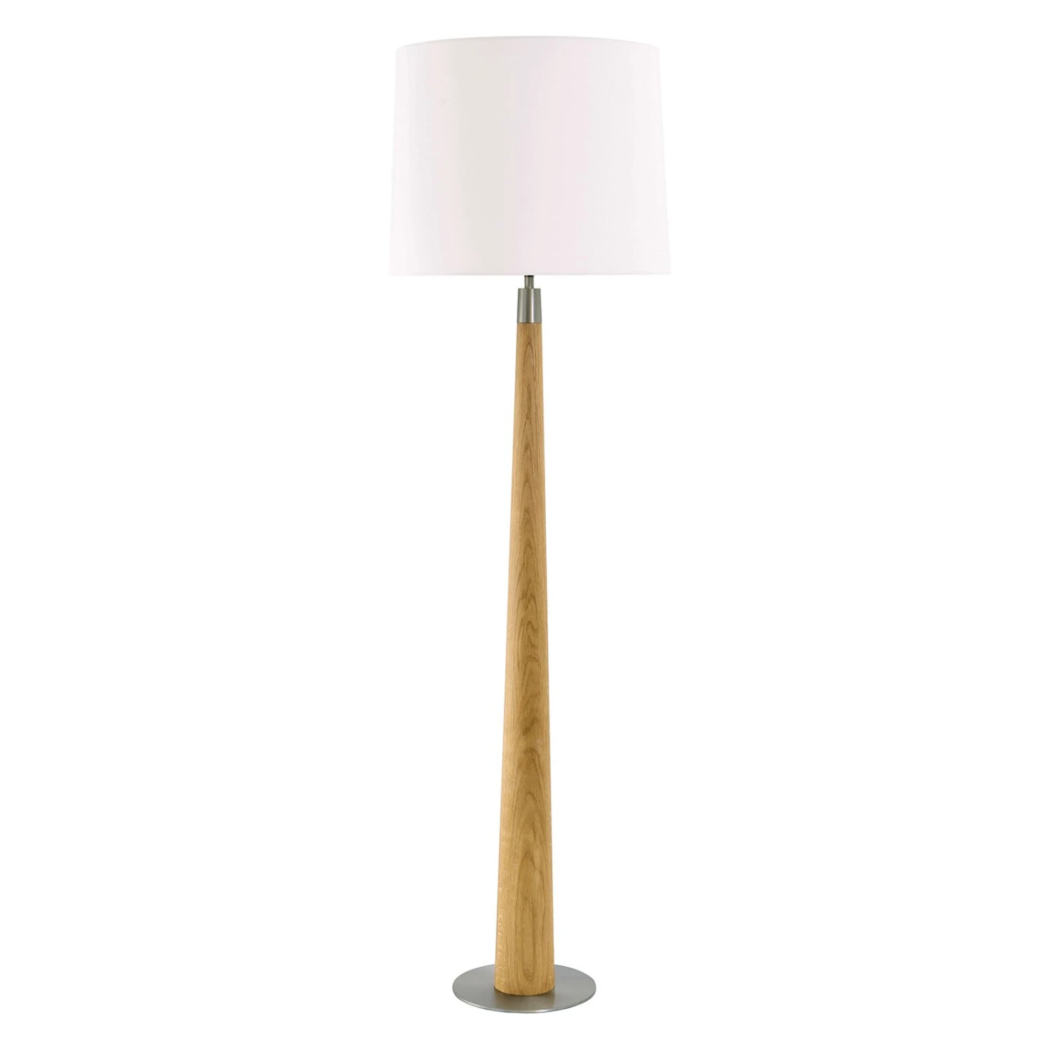 HerzBlut Conico Stehleuchte, Weiß, Eiche Geölt 3 HerzBlut Conico Stehleuchte, Weiß, Eiche Geölt – Bild 3