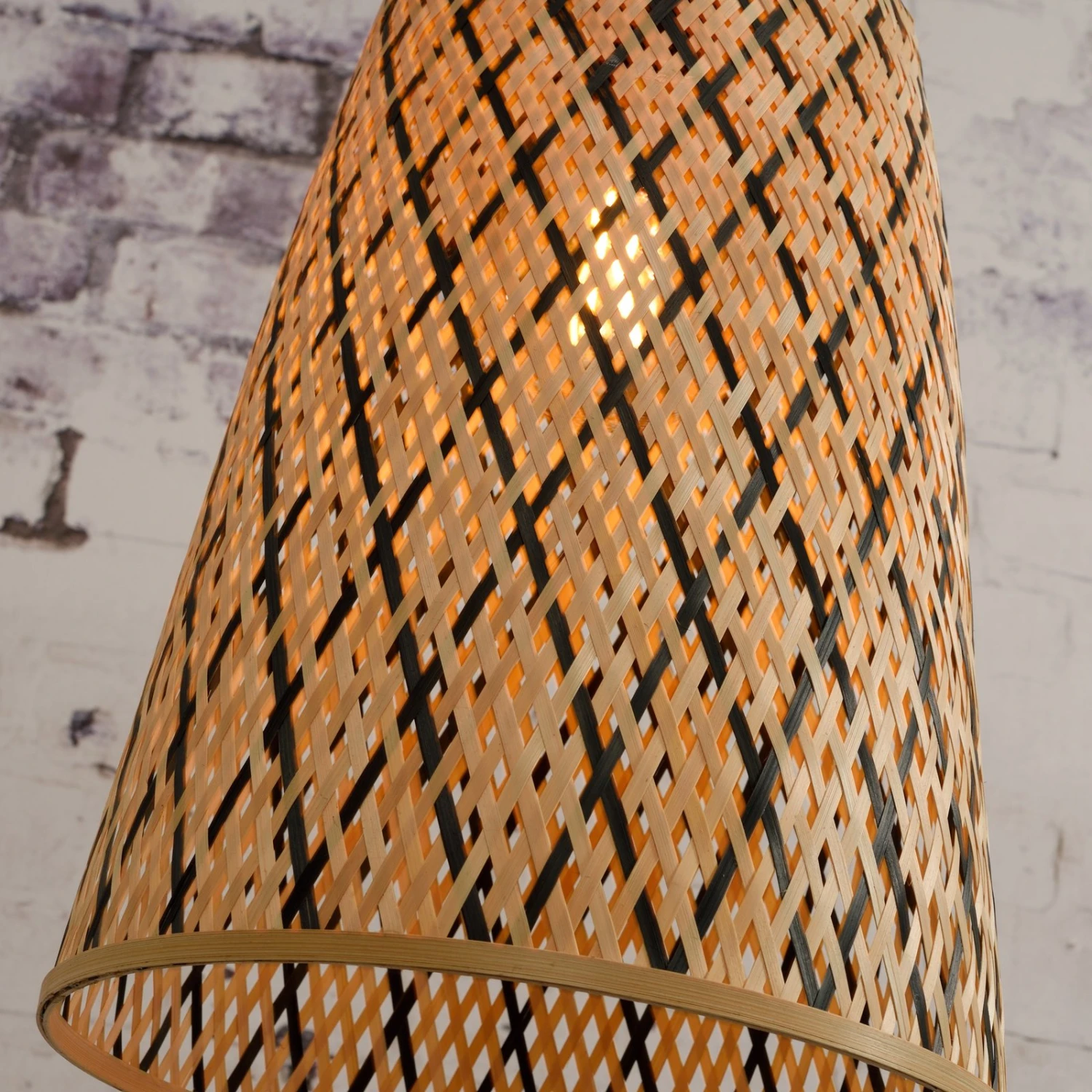 GOOD & MOJO Kalimantan Hängelampe, Konisch, H 48cm 6 GOOD & MOJO Kalimantan Hängelampe, Konisch, H 48cm – Bild 6