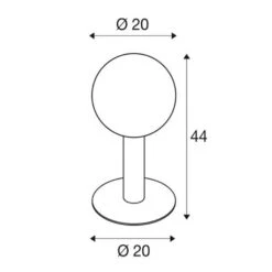 SLV Gloo Pure 44 Sockelleuchte, Höhe 44 Cm 7 SLV Gloo Pure 44 Sockelleuchte, Höhe 44 Cm -Paulmann Verkaufsgeschäft 5511043 3