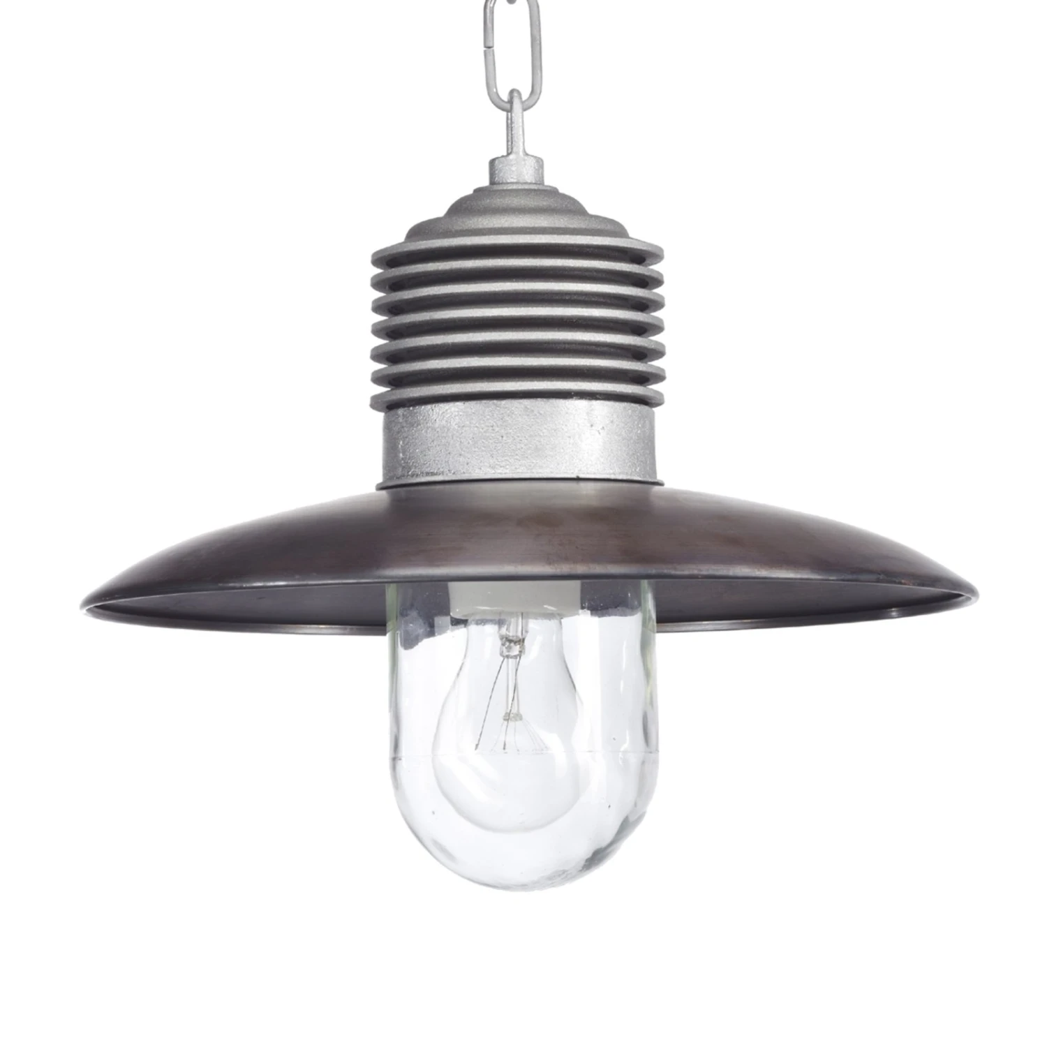 Stabile Außen-Hängeleuchte Klaus Alu/kupfer 1 Stabile Außen-Hängeleuchte Klaus Alu/kupfer