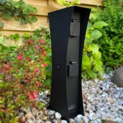 Steckdosensäule Connect D4, Schwarz