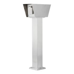 Steckdosensäule Connect L2 Mit 2 Dosen, Edelstahl