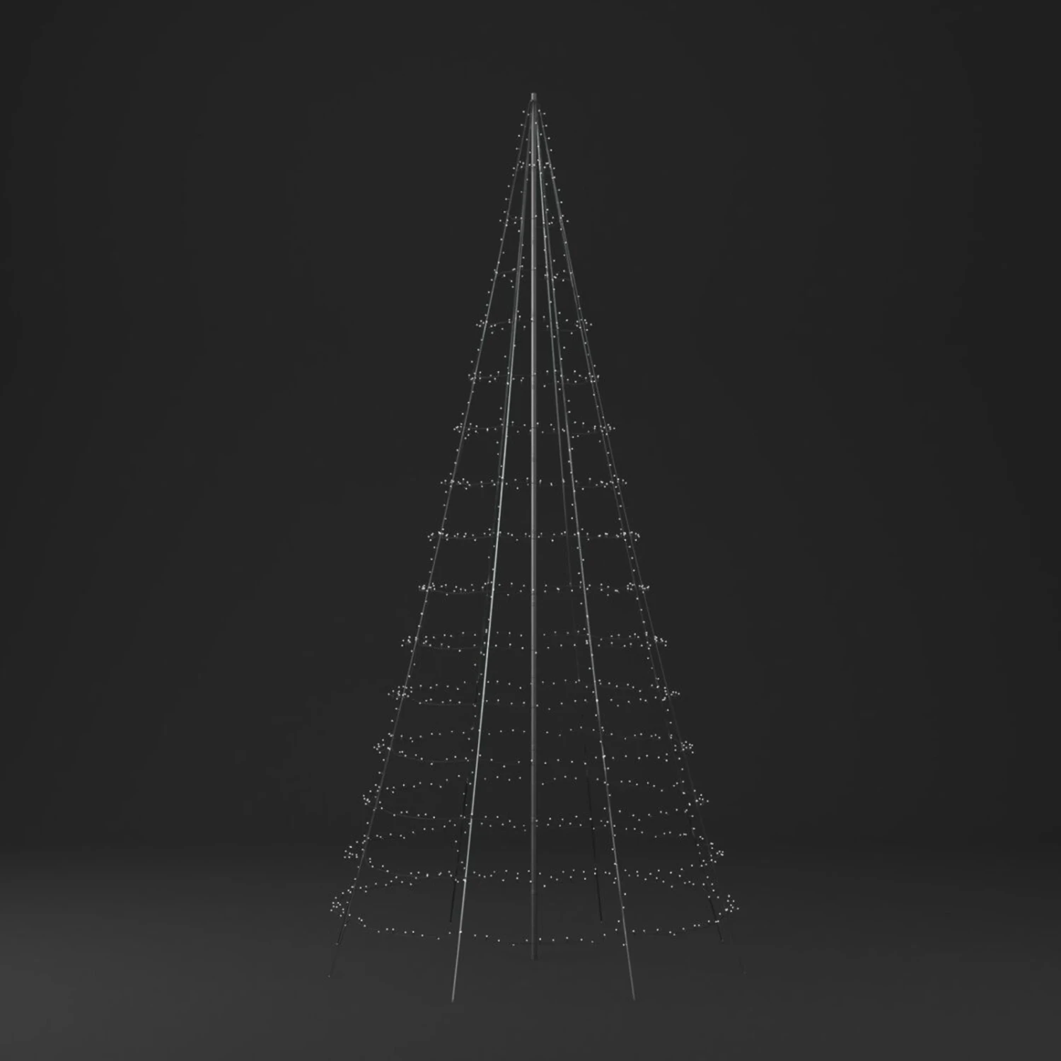 Twinkly Light Tree, IP44, Matte RGBW-LEDs, Höhe 8m 4 Twinkly Light Tree, IP44, Matte RGBW-LEDs, Höhe 8m – Bild 4