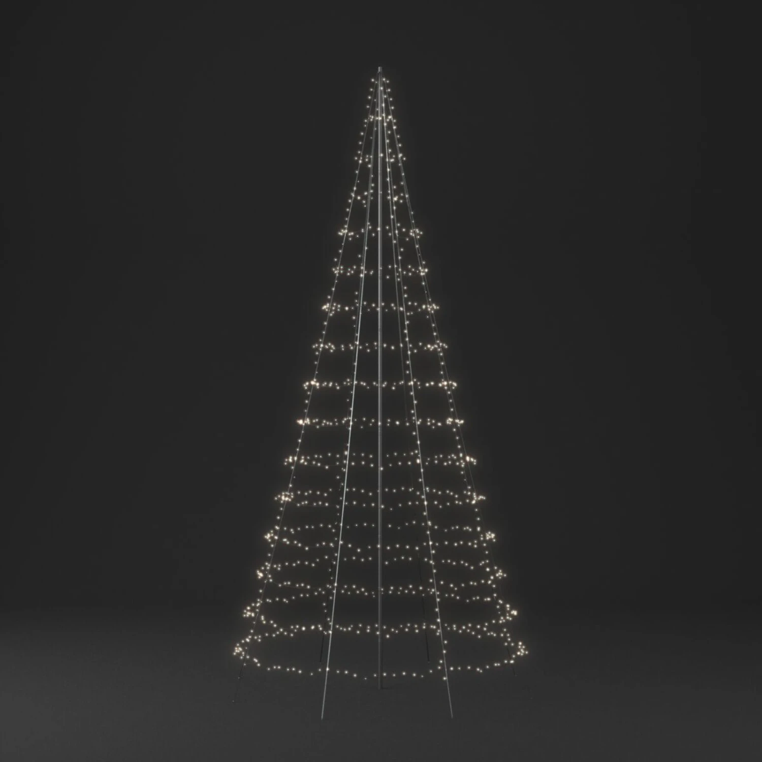Twinkly Light Tree, IP44, Matte RGBW-LEDs, Höhe 8m 5 Twinkly Light Tree, IP44, Matte RGBW-LEDs, Höhe 8m – Bild 5