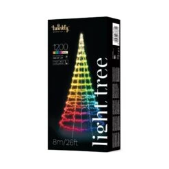 Twinkly Light Tree, IP44, Matte RGBW-LEDs, Höhe 8m 11 Twinkly Light Tree, IP44, Matte RGBW-LEDs, Höhe 8m -Paulmann Verkaufsgeschäft 6102058 5