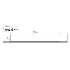 LEDVANCE Linear Slim Unterschranklampe 30cm Sensor -Paulmann Verkaufsgeschäft 6106094 8