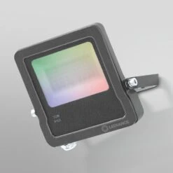 LEDVANCE SMART+ WiFi Floodlight, RGBW, Grau, 30W