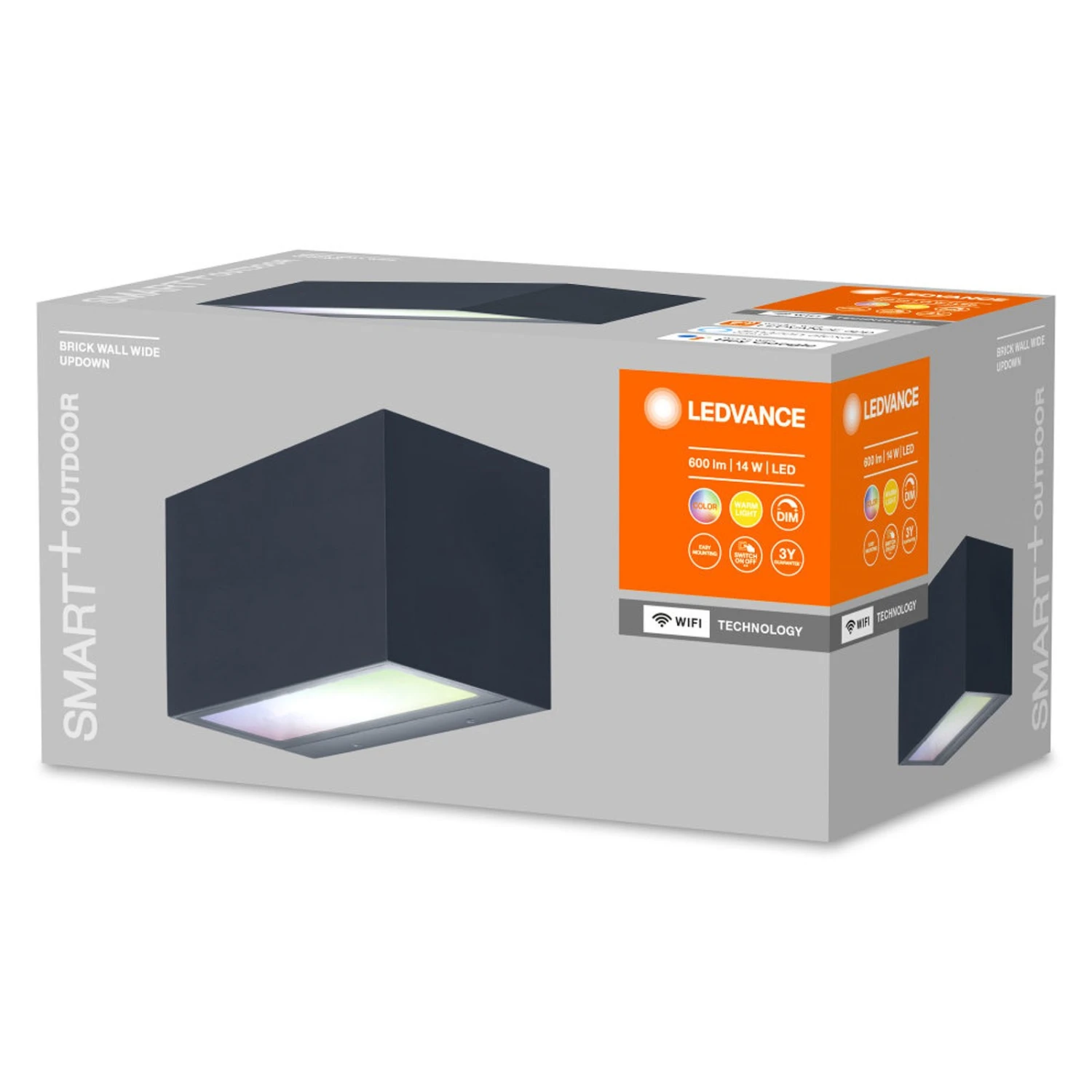 LEDVANCE SMART+ WiFi Outdoor Brick Wide Dunkelgrau 4 LEDVANCE SMART+ WiFi Outdoor Brick Wide Dunkelgrau – Bild 4