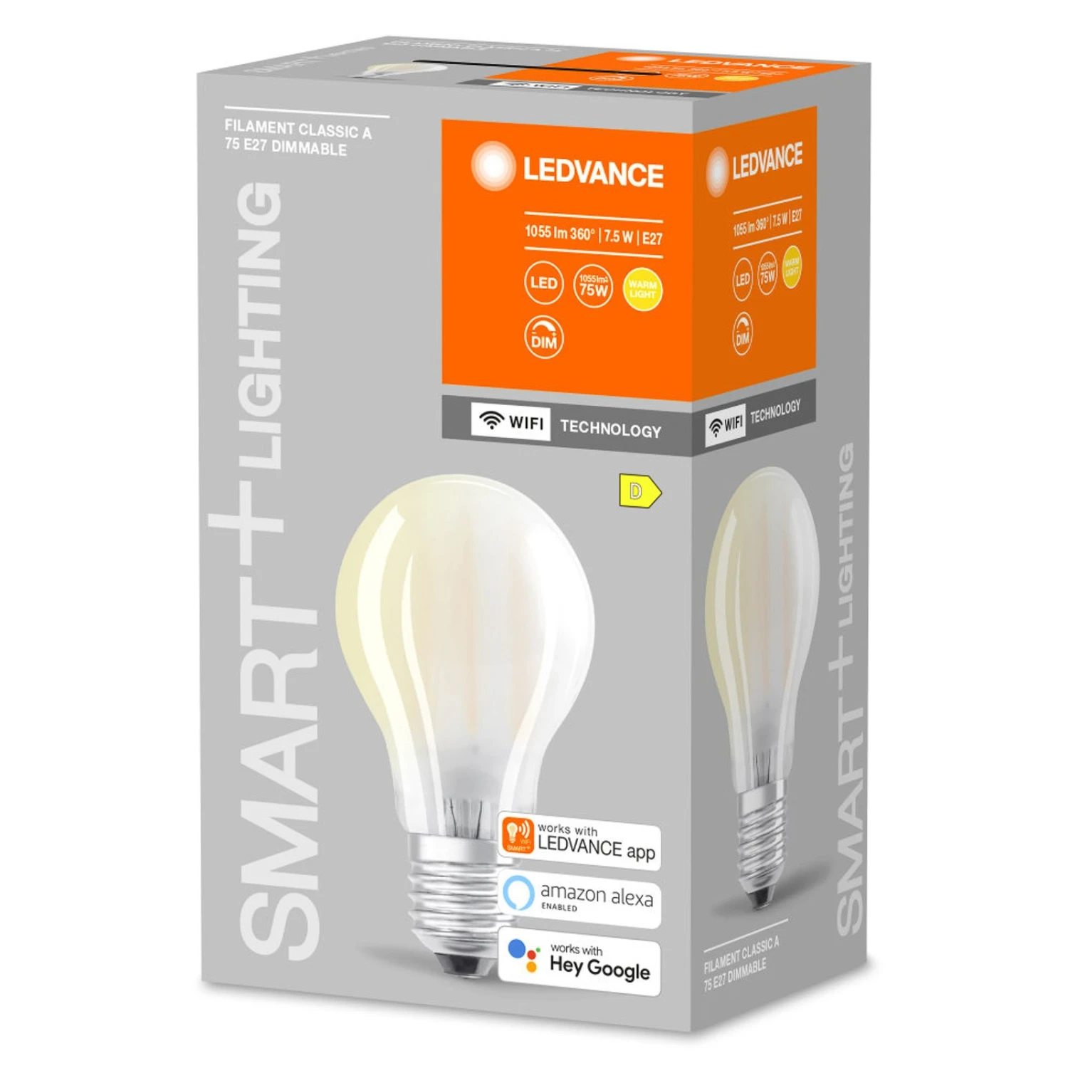 LEDVANCE SMART+ WiFi Filament Classic E27 7,5W 827 2 LEDVANCE SMART+ WiFi Filament Classic E27 7,5W 827 – Bild 2