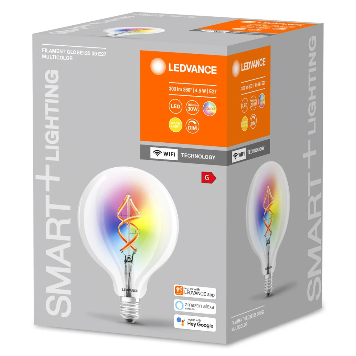 LEDVANCE SMART+ WiFi Filament Globe RGBW E27 4,5W 3 LEDVANCE SMART+ WiFi Filament Globe RGBW E27 4,5W – Bild 3