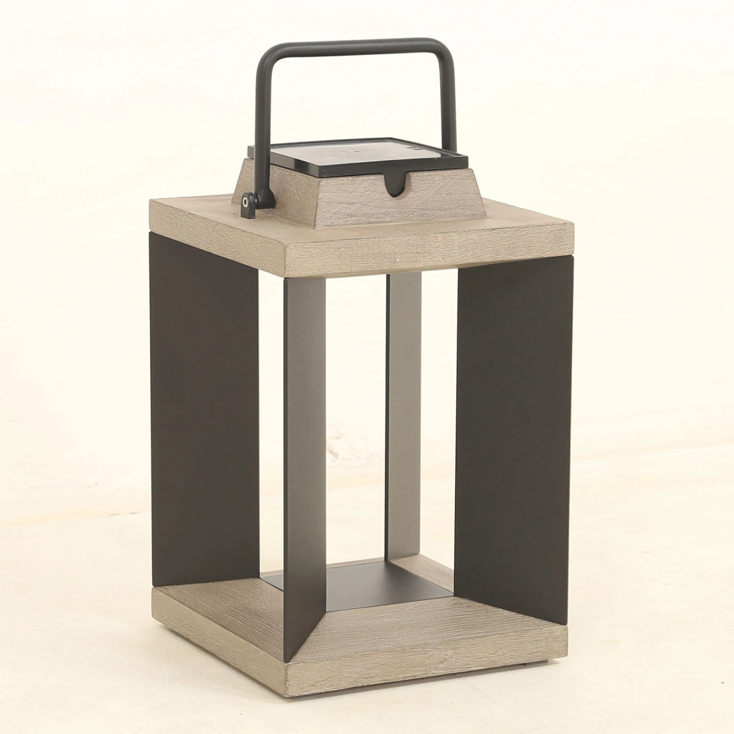 Solarlaterne Teckalu, Duratek/Alu Schwarz, 36,5cm 1 Solarlaterne Teckalu, Duratek/Alu Schwarz, 36,5cm