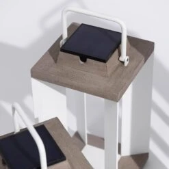 Solarlaterne Teckalu, Duratek/weiß, 36,5cm 12 Solarlaterne Teckalu, Duratek/weiß, 36,5cm -Paulmann Verkaufsgeschäft 6112039 3