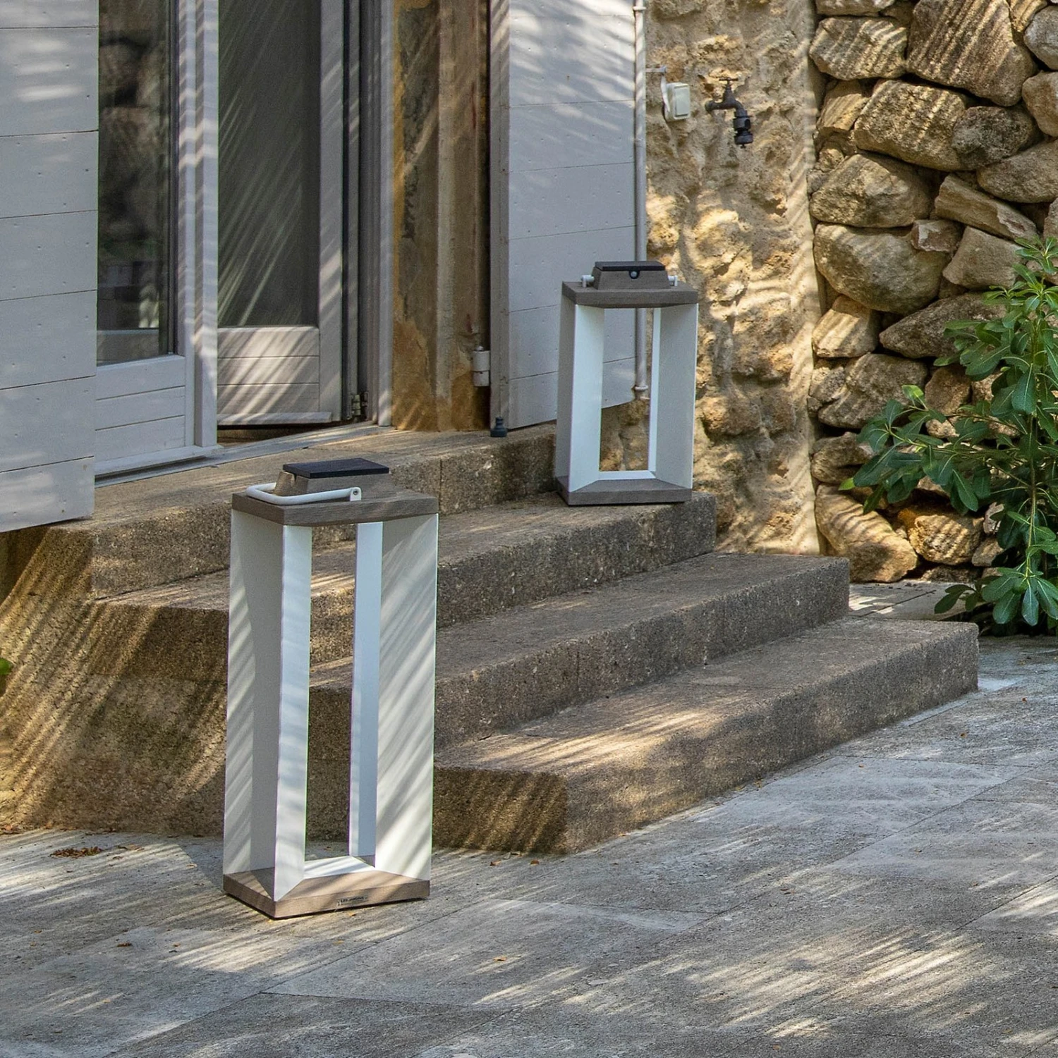 Solarlaterne Teckalu, Duratek/weiß, 45,5cm 3 Solarlaterne Teckalu, Duratek/weiß, 45,5cm – Bild 3