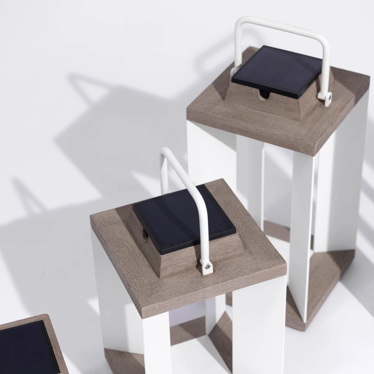 Solarlaterne Teckalu, Duratek/weiß, 45,5cm 4 Solarlaterne Teckalu, Duratek/weiß, 45,5cm – Bild 4